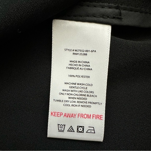 Jason Wu Blazer Womens Size S Black White Waist Tie - Picture 11 of 14